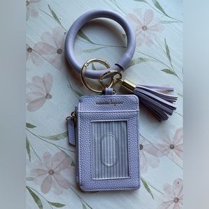 Nanette Lepore Lavender Wristlet/Card Holder